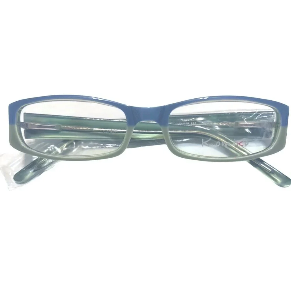 Rectangle Eyeglasses Frames Komiko DB1032 Green & Blue Ombre NWOT, Professional